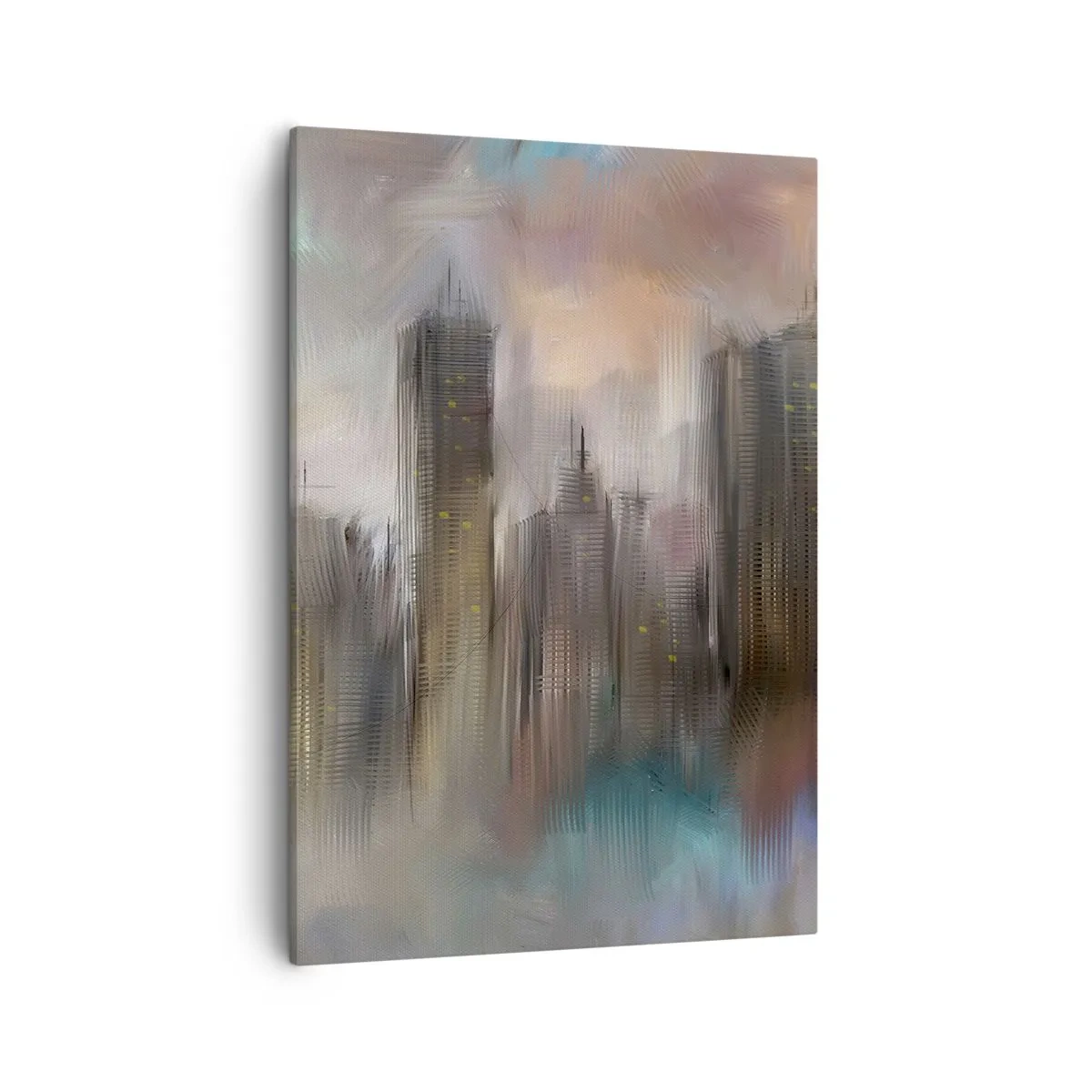 Vászonkép - Acél, kő és köd összetétele - 50x70 cm