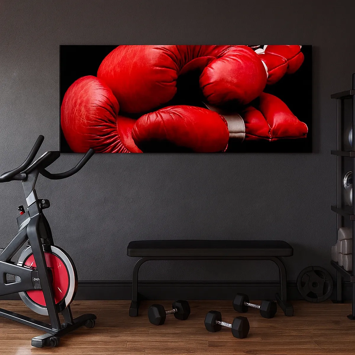 Vászonkép - A küzdelem érzelmei mögöttünk vannak - 30x30 cm