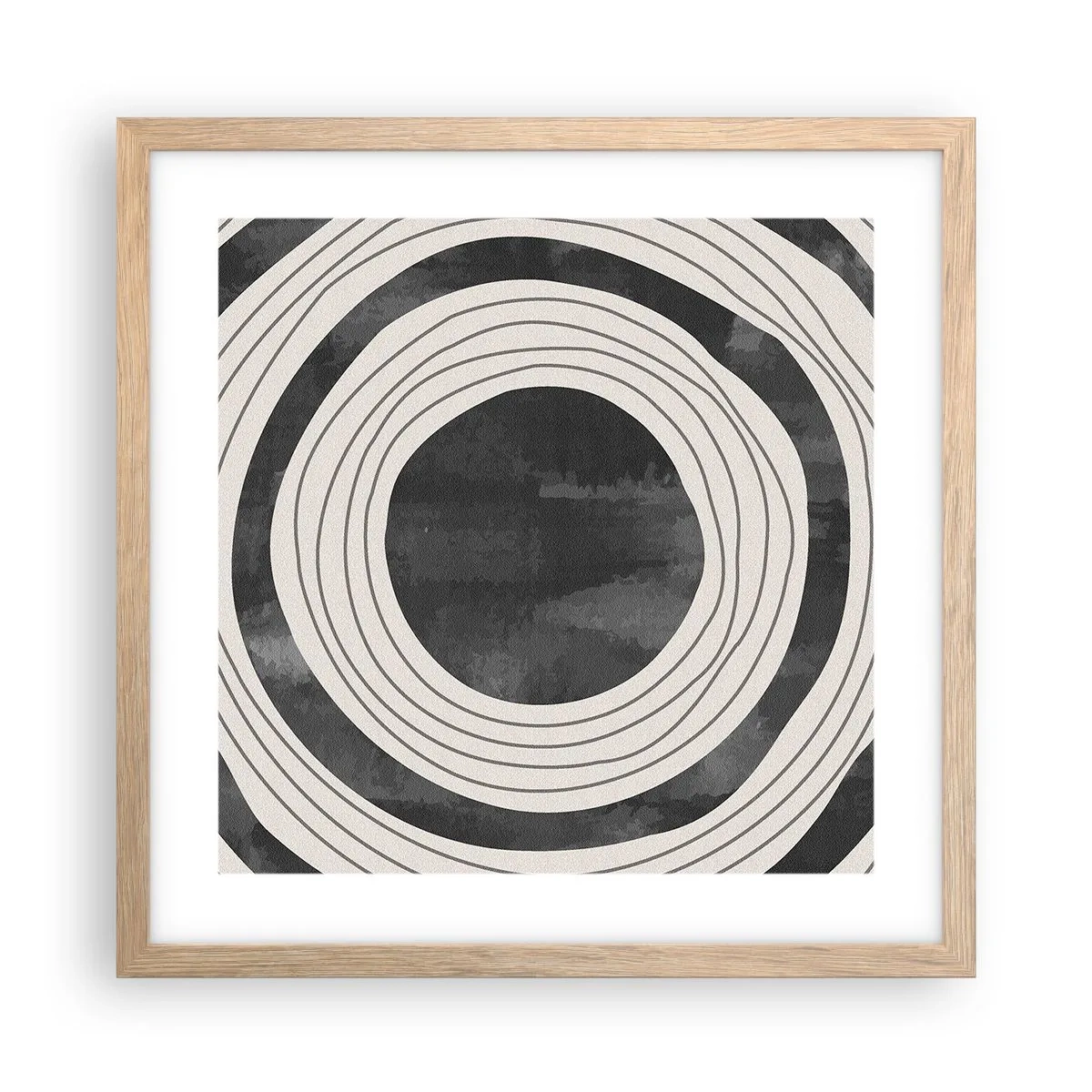 Poszter világos tölgy keretben - A legmélyén - 40x40 cm