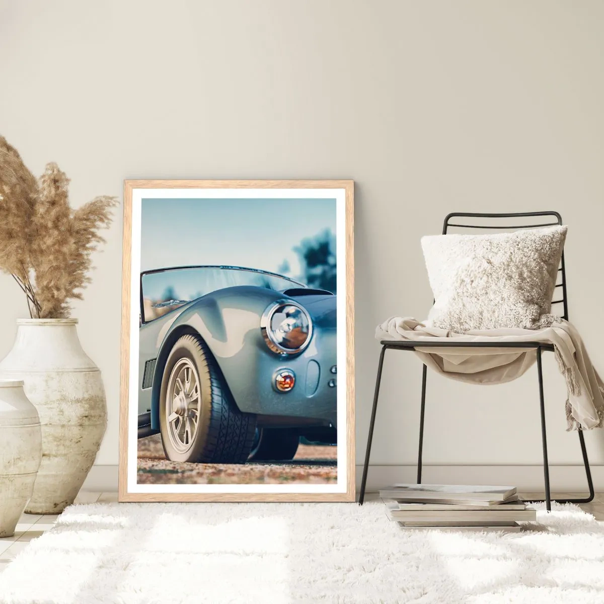 Poszter világos tölgy keretben - Mert a stílus számít - 30x40 cm