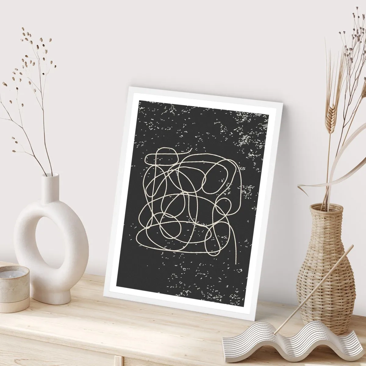 Poszter fekete keretben - Gondolatok elkalandozása - 61x91 cm