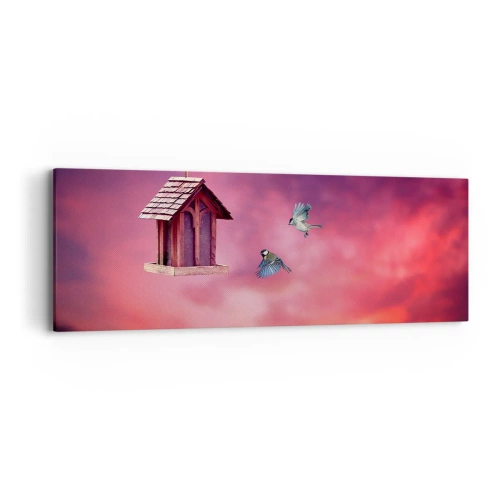 Vászonkép - Meghívás vacsorára - 90x30 cm
