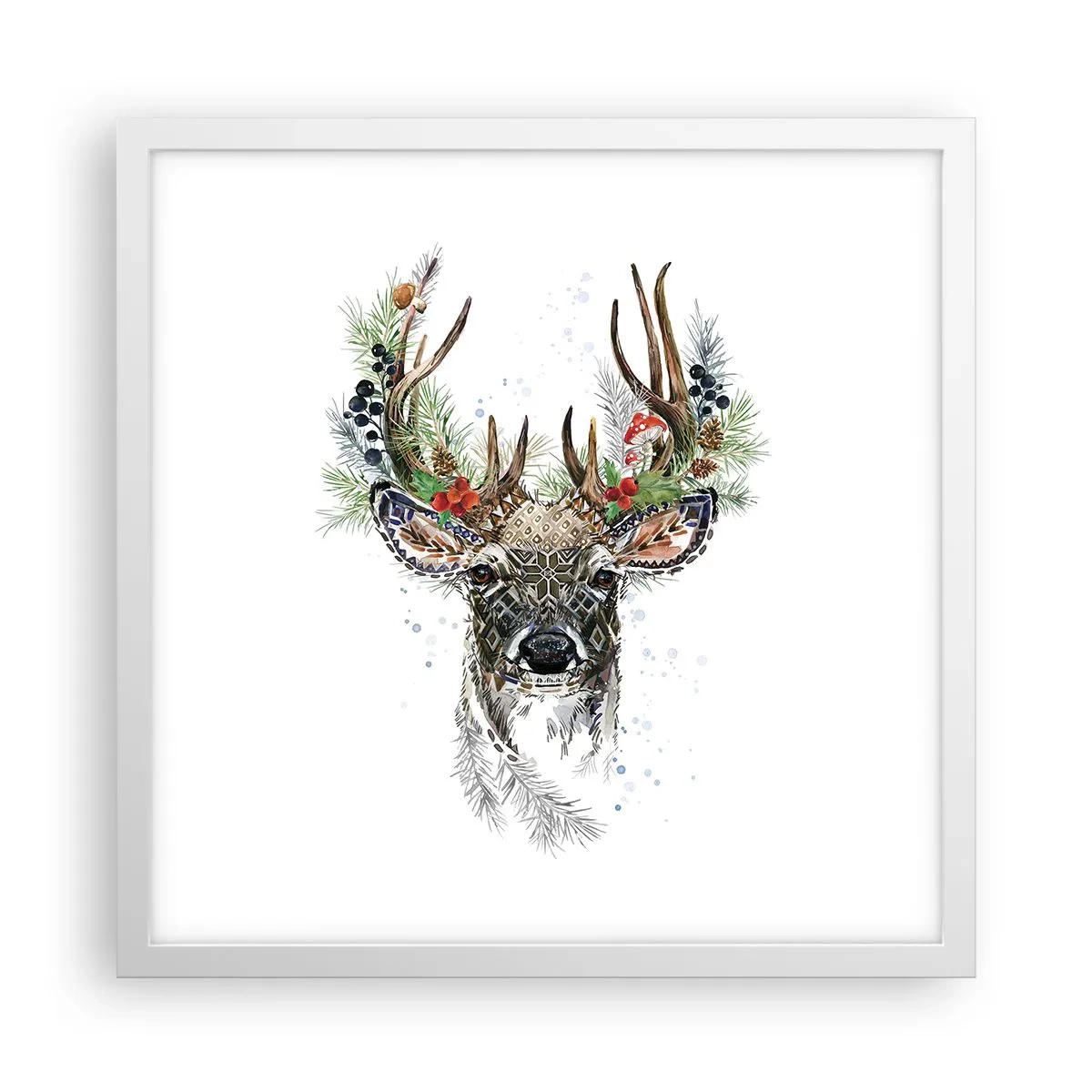 Poszter fekete keretben - Ünnepi köntösben - 40x40 cm