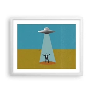 Poszter fekete keretben - Közeli találkozás - 50x40 cm