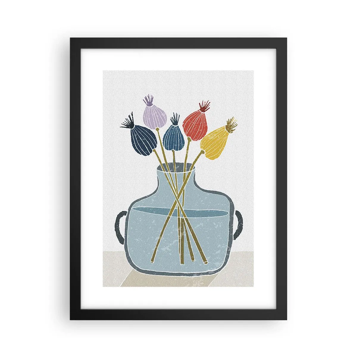 Poszter fehér keretben - Mint egy mákszem - 30x40 cm