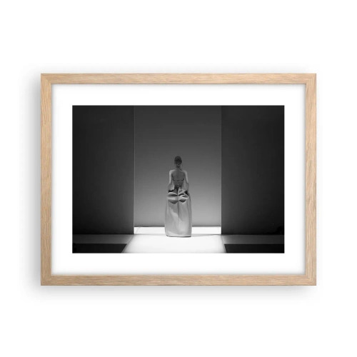 Poszter világos tölgy keretben - Kifinomult egyszerűség - 40x30 cm