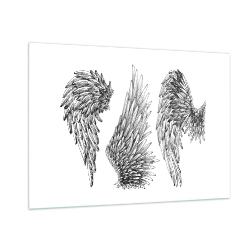 Üveg kép - Te is lehetsz angyal - 100x70 cm