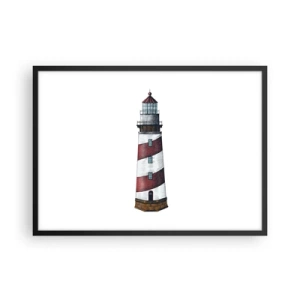 Poszter fehér keretben - Mindig résen - 70x50 cm