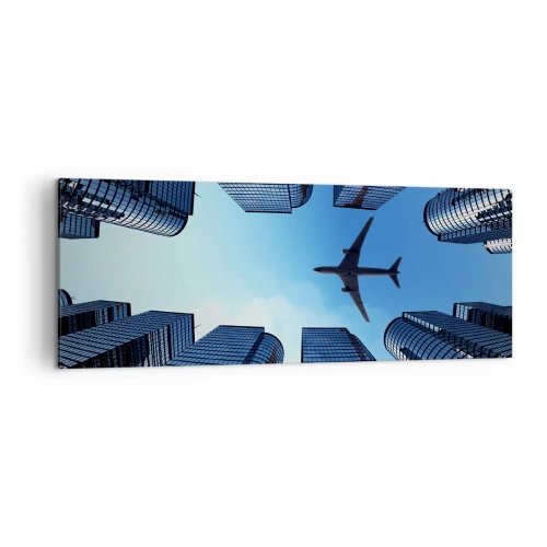 Vászonkép - Kilátás az üveg szurdokból - 140x50 cm