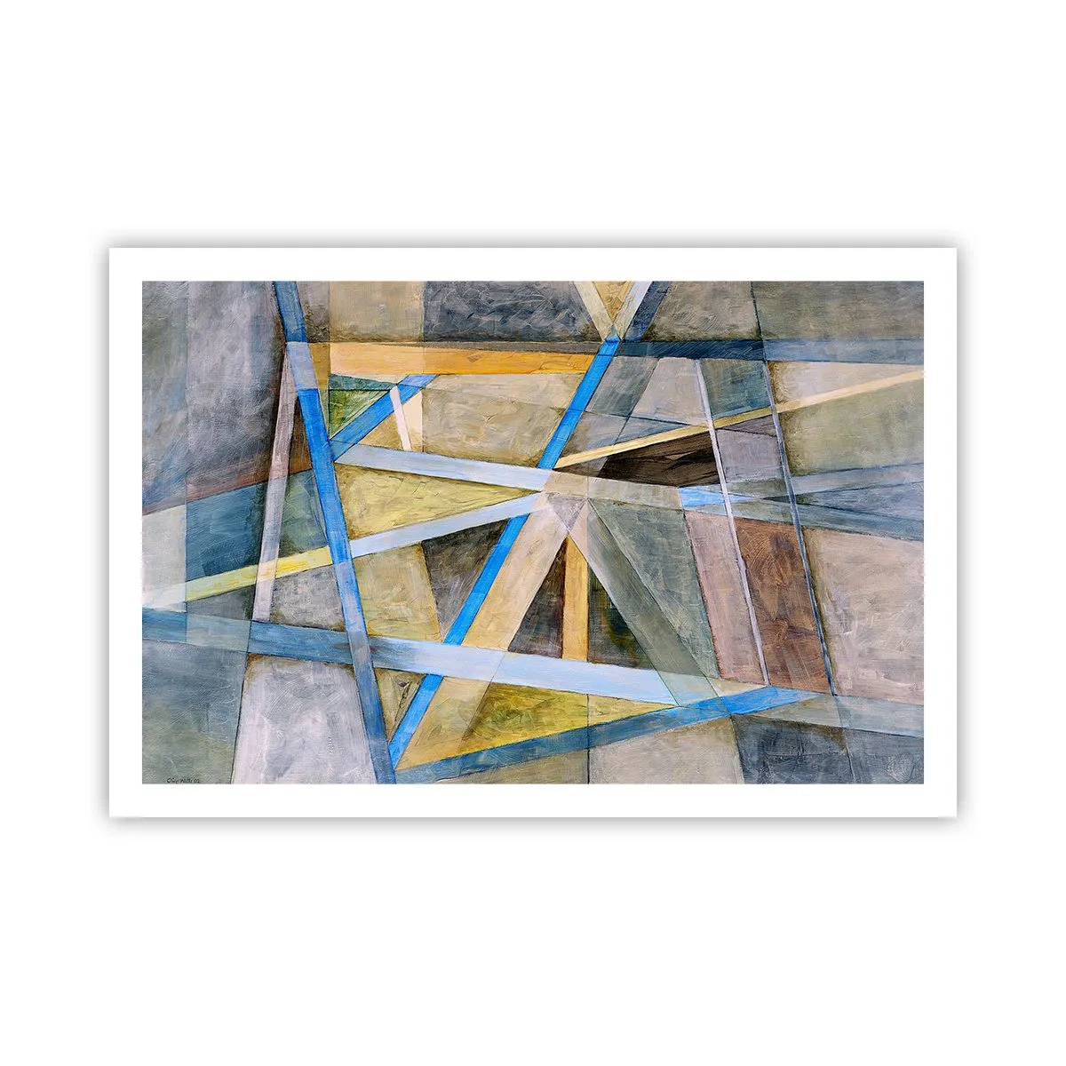 Poszter - Egyenesen vagy átlósan? - 91x61 cm