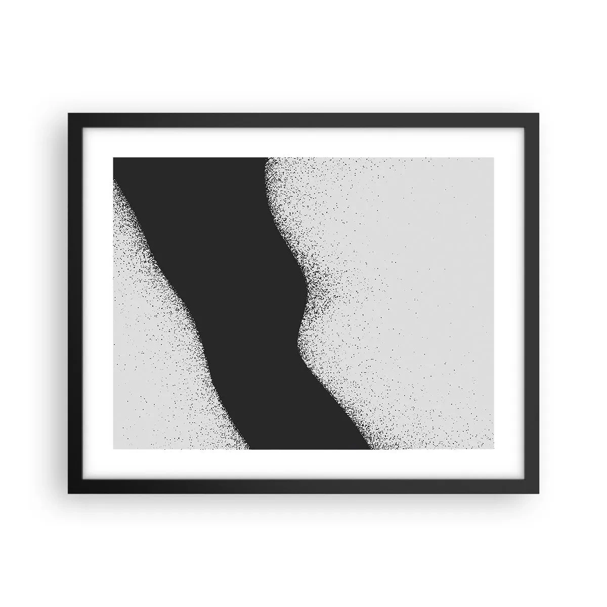 Poszter fehér keretben - Folyékony egyensúly - 50x40 cm