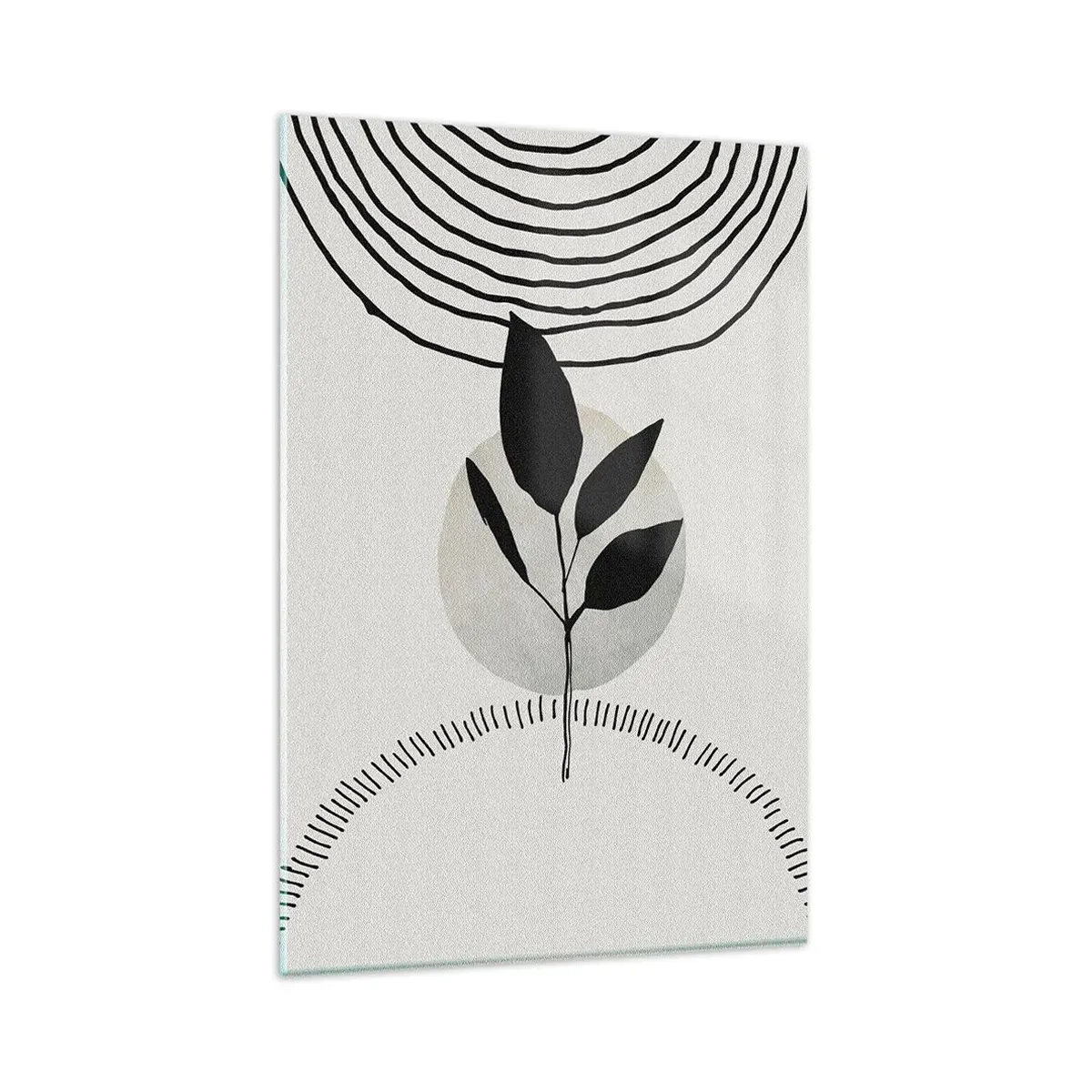 Üveg kép - Kompozíció: a természet rituáléi - 80x120 cm