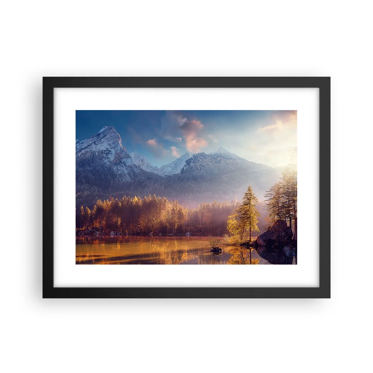 Poszter fehér keretben - A hegyekben és völgyekben - 40x30 cm