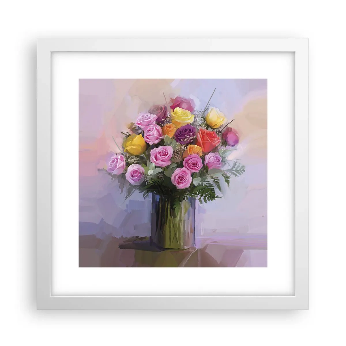 Poszter fekete keretben - Megtartott szépség - 30x30 cm