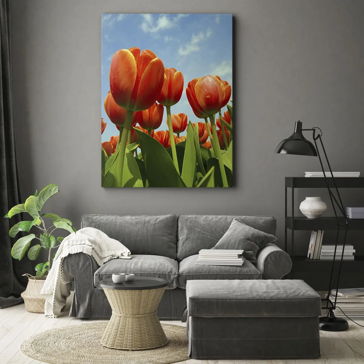 Vászonkép - A kék égen kívül semmire sincs szükségük az életükben - 50x70 cm