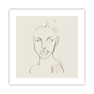 Poszter - Az érzékiség körvonala - 40x40 cm