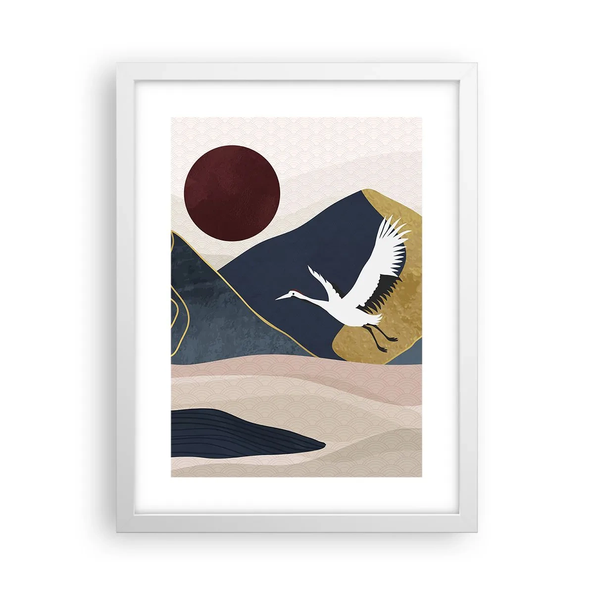 Poszter fekete keretben - És ismét ELREPÜLT a nap - 30x40 cm