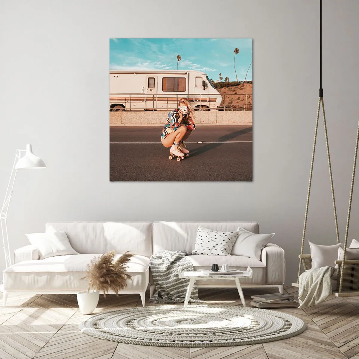 Vászonkép - Mosolyt kérek! - 40x40 cm