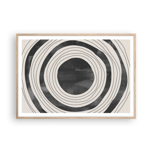 Poszter világos tölgy keretben - A legmélyén - 100x70 cm