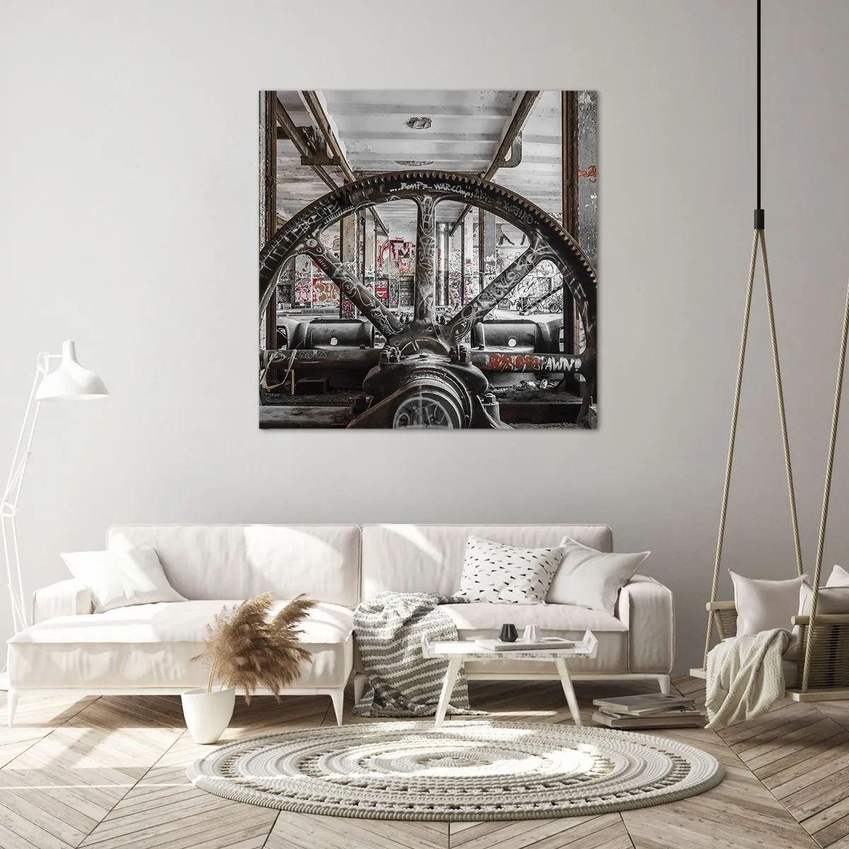 Vászonkép - A gyár titkos élete - 50x50 cm