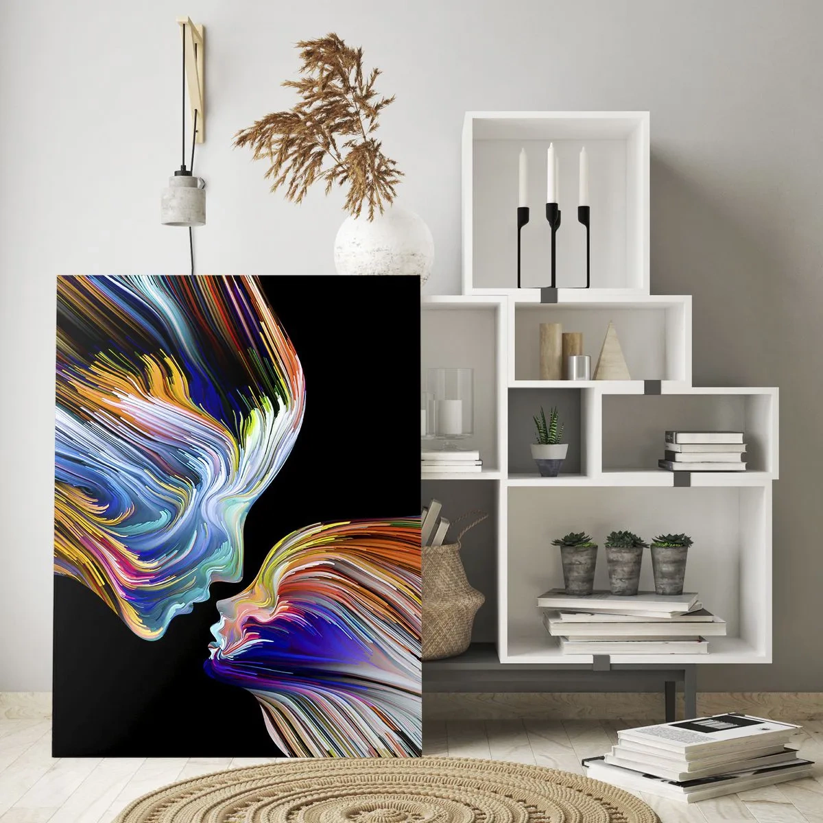 Üveg kép - Az energia és a fény fúziója - 70x100 cm