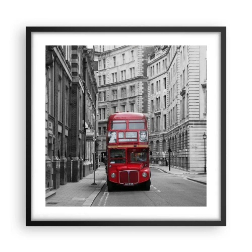 Poszter fehér keretben - A mindennapi életnek nem kell szürkének lennie - 50x50 cm