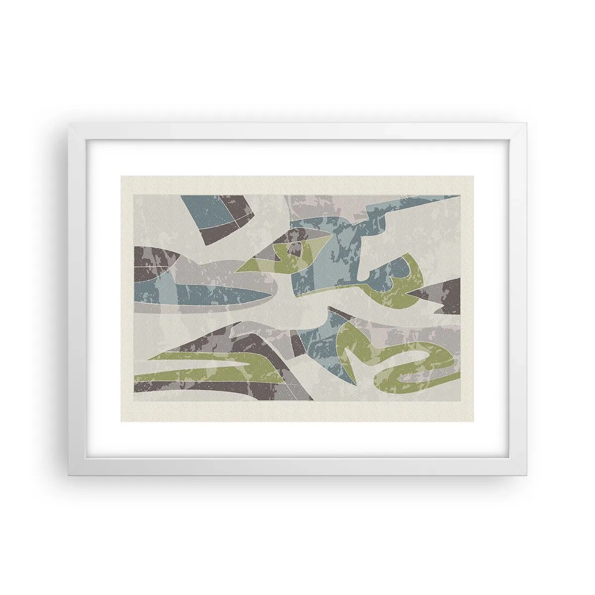 Poszter fekete keretben - Kompozíció üveg mögött - 40x30 cm