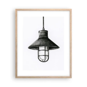 Poszter világos tölgy keretben - Mint évekkel ezelőtt... - 40x50 cm