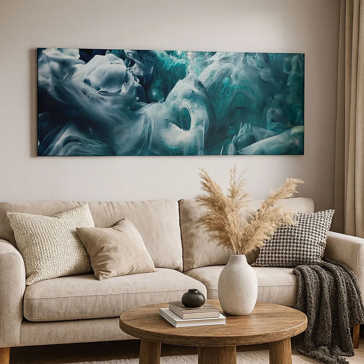 Vászonkép - A színek mozgása - 100x40 cm