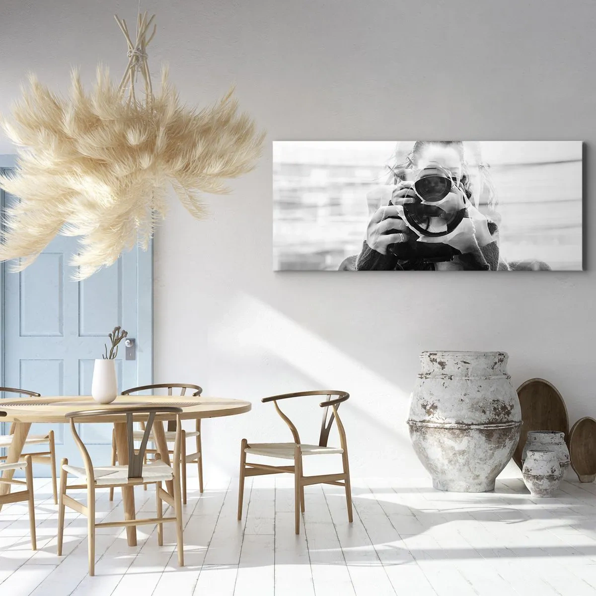 Vászonkép - Alkotó meg ez eszköze - 140x50 cm