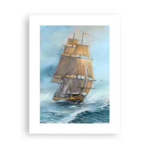 Poszter - A hullámok hullámzása - 30x40 cm