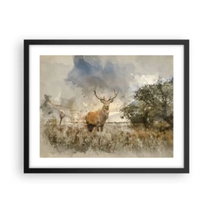 Poszter fehér keretben - Becsület – erő – méltóság - 50x40 cm