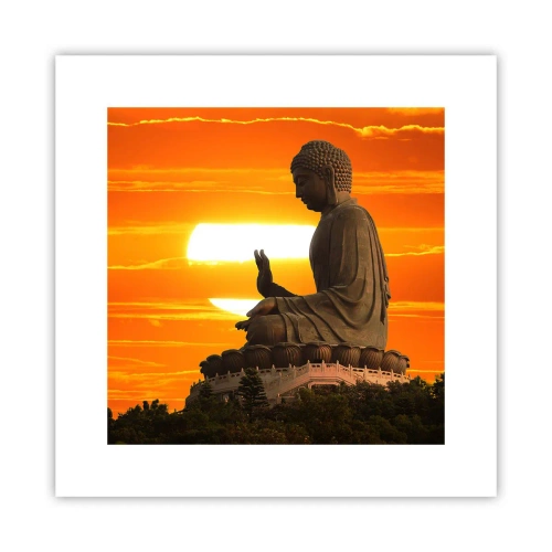 Poszter - Félelem nélkül a világtól - 30x30 cm