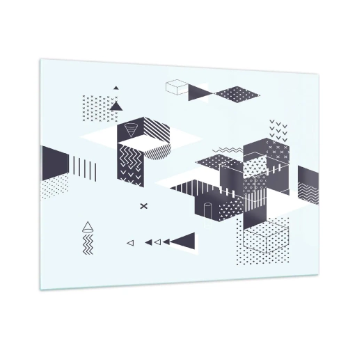 Üveg kép - Lélekben a matematika - 100x70 cm