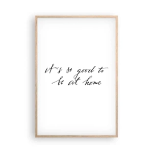 Poszter világos tölgy keretben - Teljes igazság - 61x91 cm