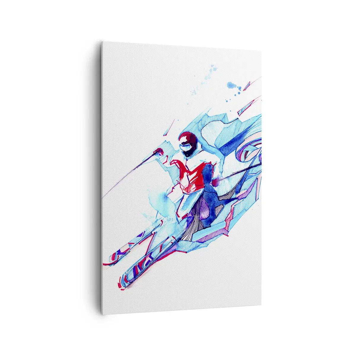 Vászonkép - Őrült rohanás a boldogsághoz - 80x120 cm