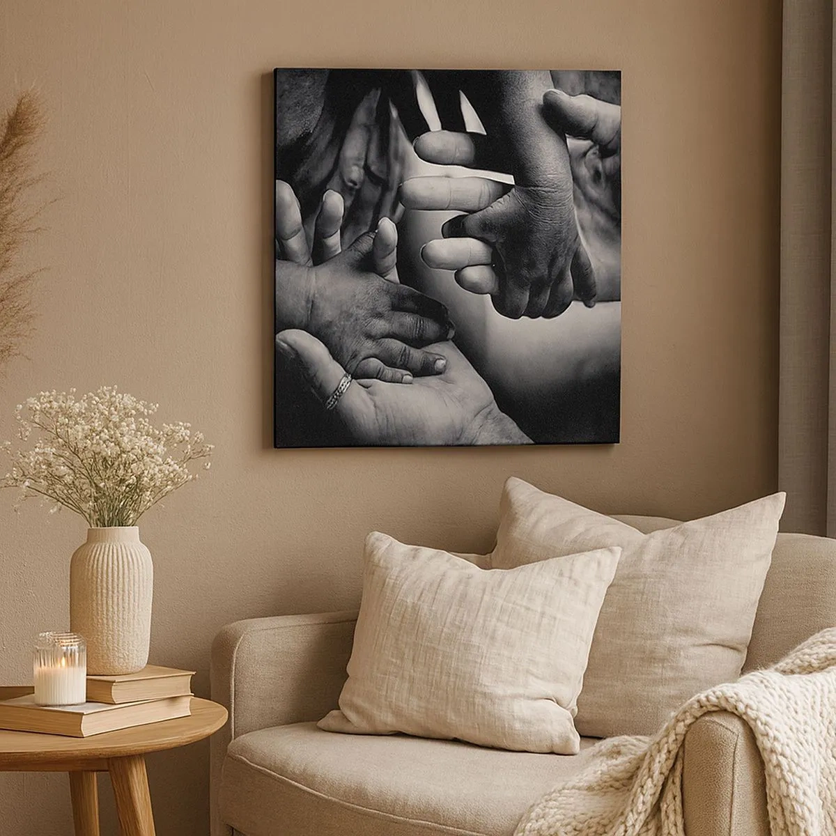 Vászonkép - Embernek lenni - 30x30 cm