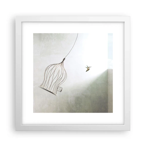 Poszter fekete keretben - Az elememen - 30x30 cm