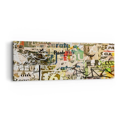 Vászonkép - Ej, történik… - 90x30 cm