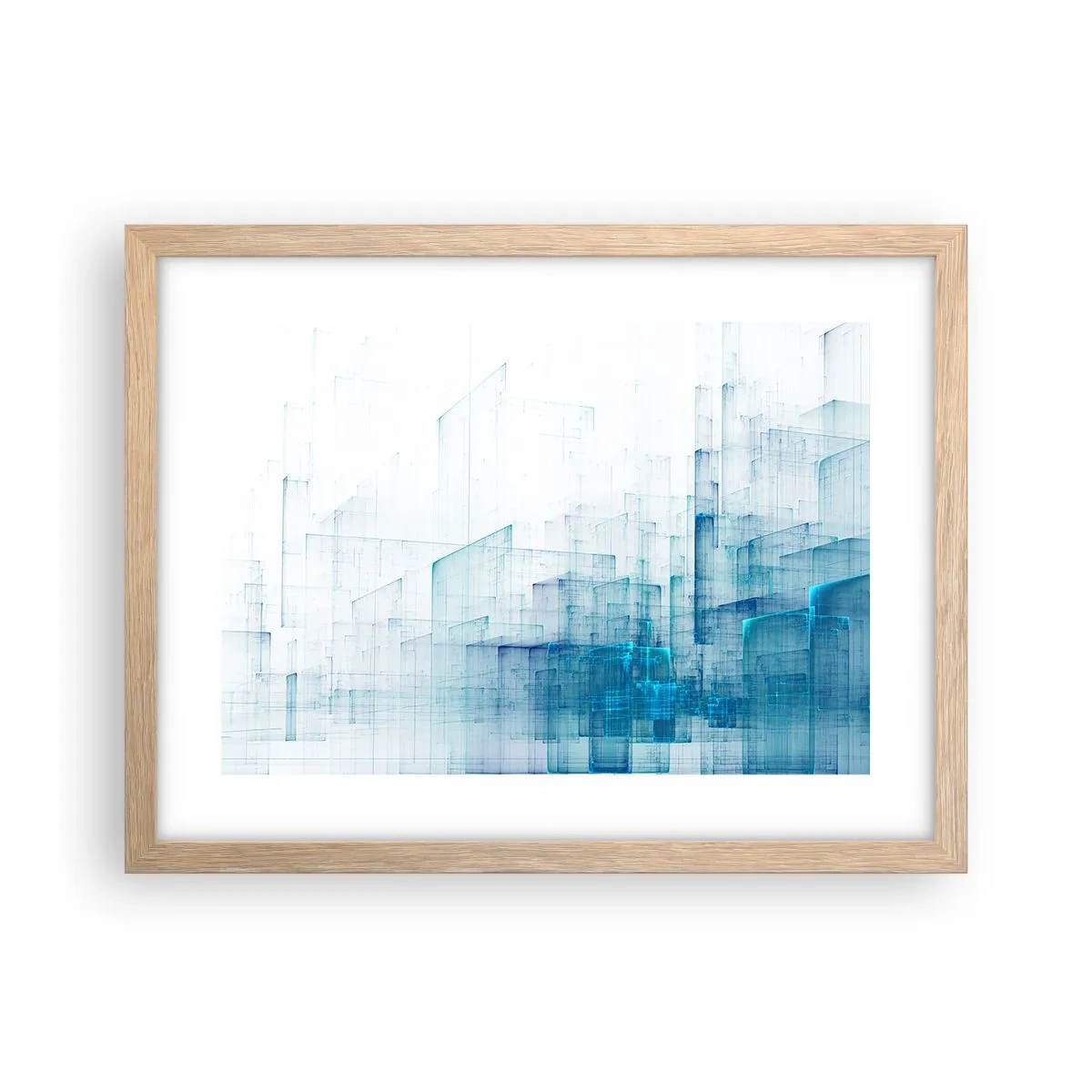 Poszter világos tölgy keretben - Hogyan lett az űr - 40x30 cm