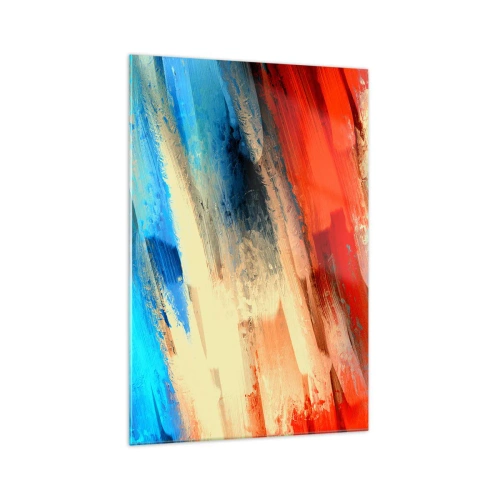 Üveg kép - Színek kaszkádja - 70x100 cm