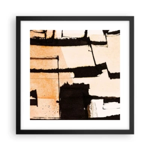 Poszter fehér keretben - Mégis rend - 40x40 cm