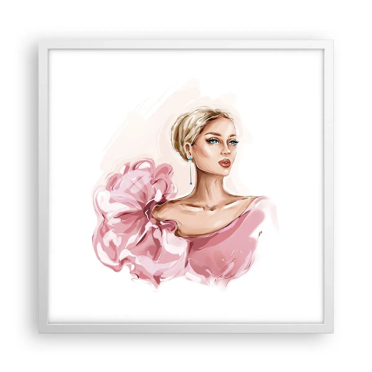 Poszter fekete keretben - Mintha festett lenne… - 50x50 cm