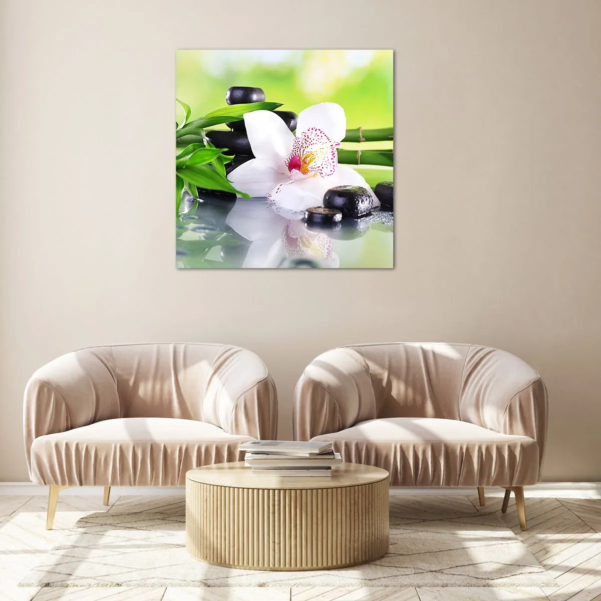 Üveg kép - Hűvös frissesség - 60x60 cm