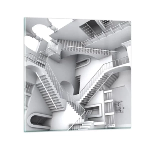 Üveg kép - A tér paradoxonjai - 30x30 cm