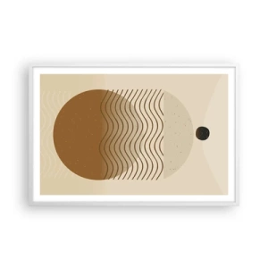 Poszter fekete keretben - A geometriai formák eredetéről - 91x61 cm