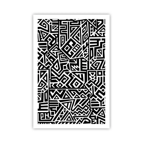 Poszter - Kolumbusz előtti kompozíció - 61x91 cm