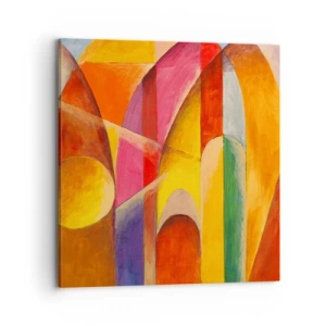 Vászonkép - A nap katedrálisa - 70x70 cm