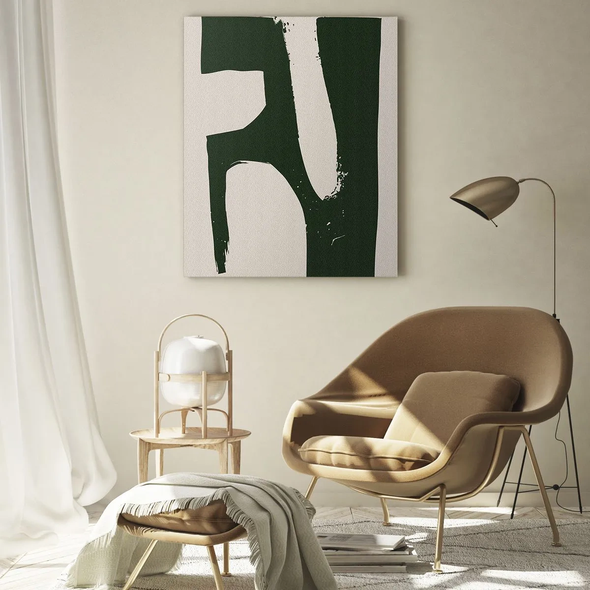 Üveg kép - Fehér öblök - 70x100 cm