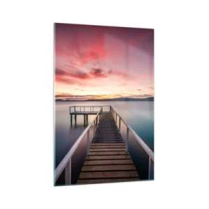 Üveg kép - Az este szelíd lángja - 70x100 cm